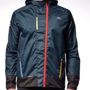 Kalenji Windbreaker Jacket in Navy Blue Men's M